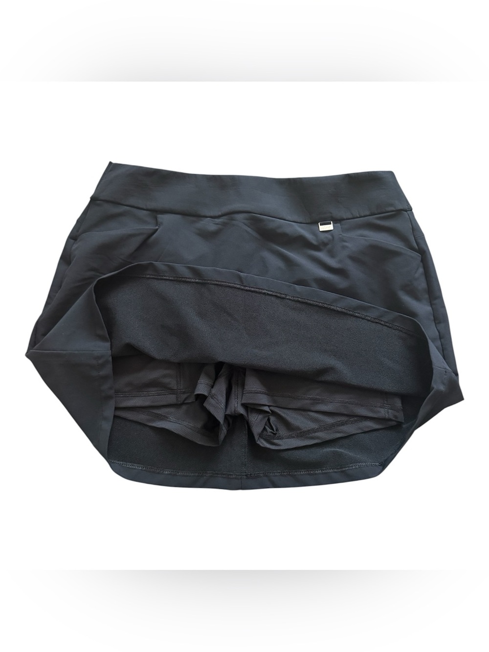 Greg Norman Collection Black Pull-On Golf Skort Large NWOT Stretch Performance - Picture 6 of 9